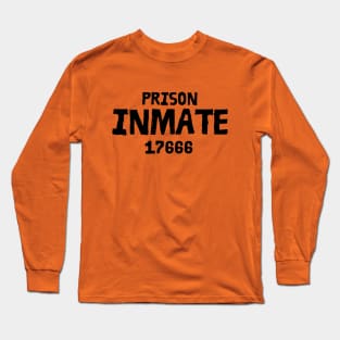 Halloween County Jail Inmate Costume Long Sleeve T-Shirt